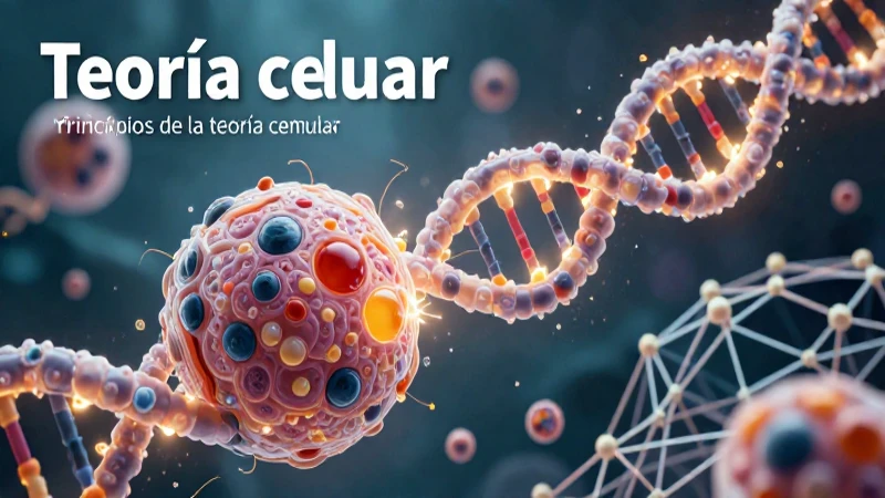 Teoría celular: Concepto, historia, postulados y principios 5 Visualización científica detallada de la teoría celular