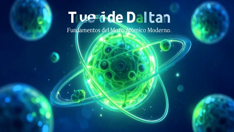 Dalton: Fundamentos del modelo atómico moderno