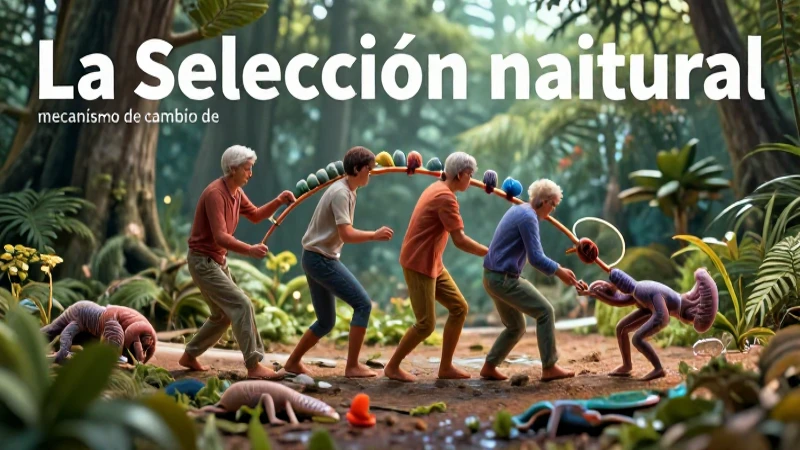 Darwin explica la evolución mediante la selección natural