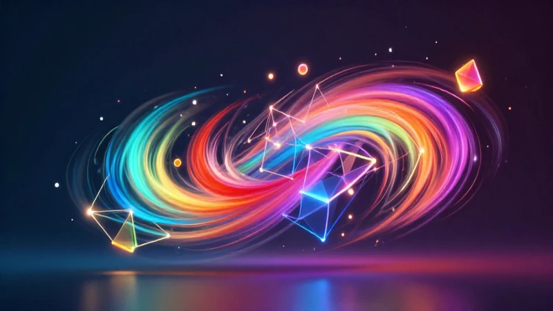 Energía abstracta y geometría vibrante moderna