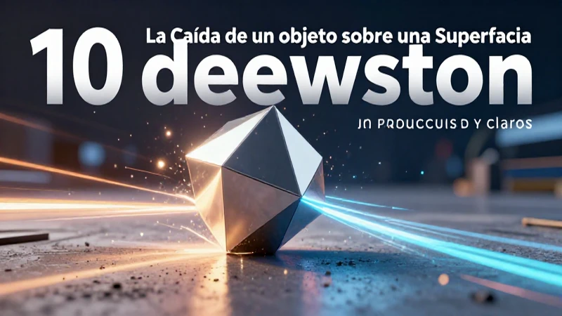 Impacto de objeto ilustrado con la Tercera Ley