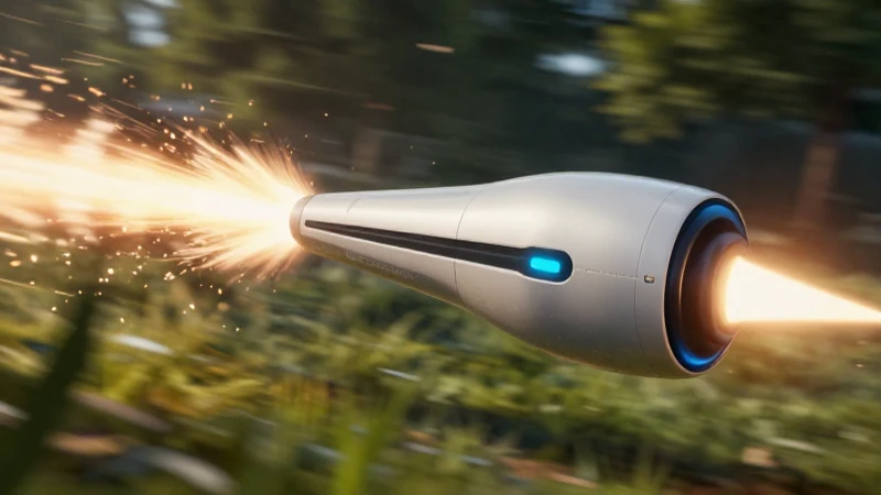 Render dinámico de fuerzas futuristas realistas