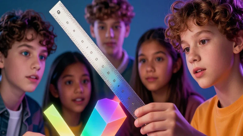 Joven explorando el conocimiento con estética moderna