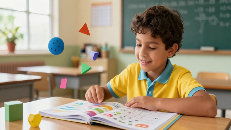 Tercero básico: Libro de matemática MINEDUC resuelto 7 Niño sonriente aprende matemáticas con estilo moderno