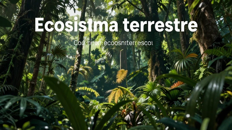 Características de ecosistemas terrestres