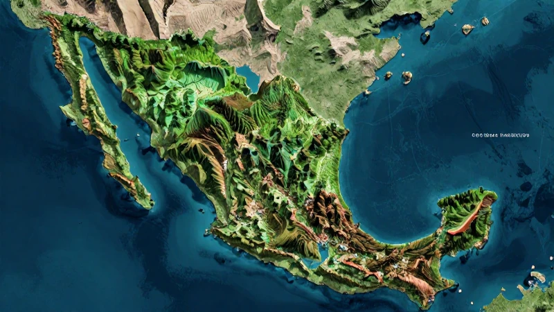 Territorio: concepto, tipos, características y población 3 Mapa estilizado y vibrante de México