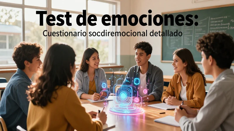Test de emociones: cuestionario socioemocional detallado