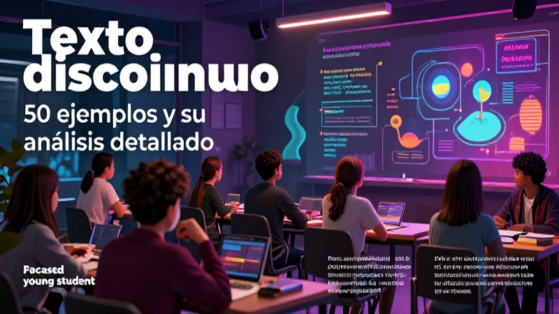 Texto discontinuo: 50 ejemplos y su análisis detallado 8 Textos discontinuos: utilidad y análisis detallado