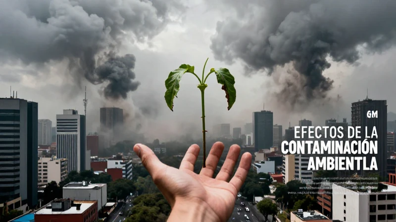 Naturaleza sufre la contaminación urbana mexicana
