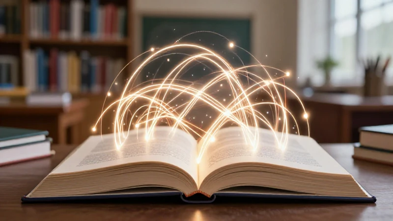 Qué es un texto informativo Características y tipos 5 Libro brillante en entorno de estudio dinámico