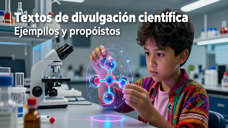 Textos de divulgación científica: Ejemplos y propósitos 4 Divulgación científica moderna con impacto visual