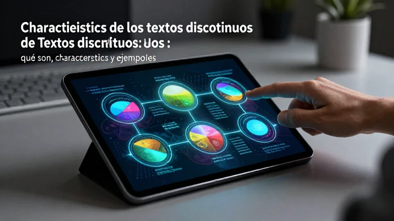 Diseño visual premium sobre textos discontinuos