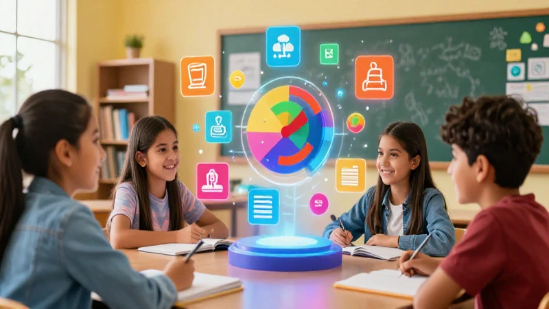 Aula mexicana moderna e innovadora con tecnología