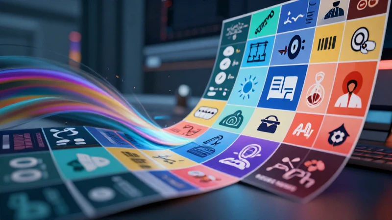 Diseño editorial dinámico de datos académicos vibrantes