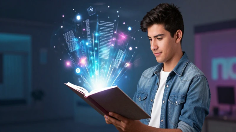 Joven estudiante transforma libro en datos digitales