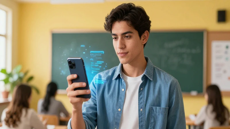 Textos persuasivos: 10 ejemplos impactantes y efectivos 8 Joven mexicano confiado sostiene un smartphone educativo