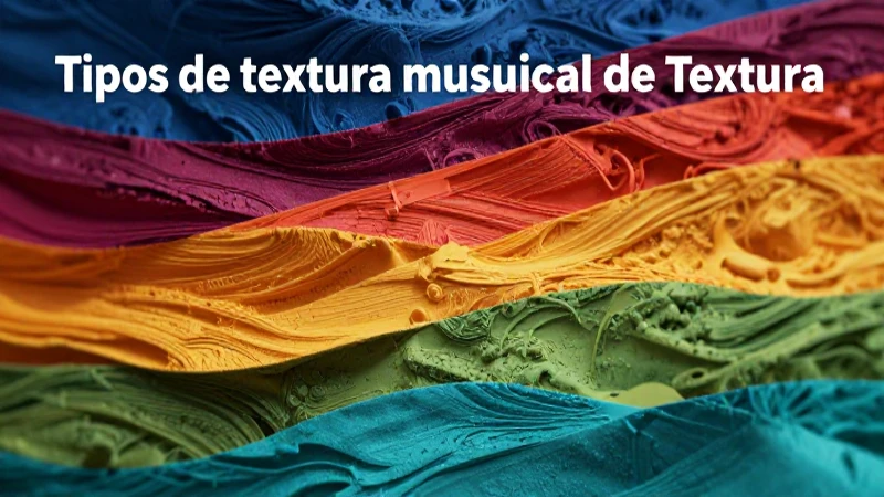 Texturas musicales: definición y usos