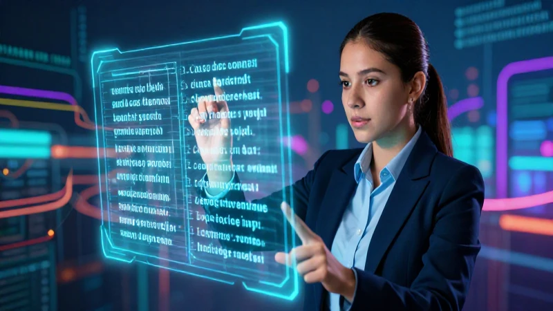 Estudiante mexicano interactúa con holograma educativo