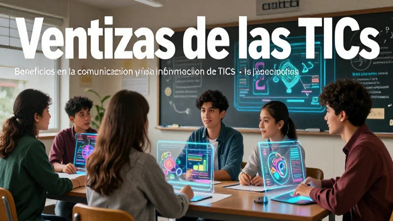 Las TICs benefician la educación y la comunicación