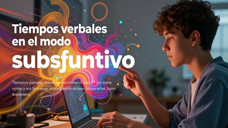 Estudiante aprende conceptos complejos de gramática