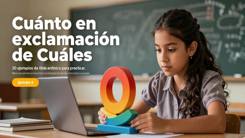Cuáles son 20 ejemplos de tilde enfática para practicar 8 Ilustración vibrante de estudiante sobre tildes