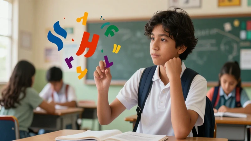 Cuáles son 20 ejemplos de tilde enfática para practicar 4 Estudiante carismático con concepto lingüístico dinámico