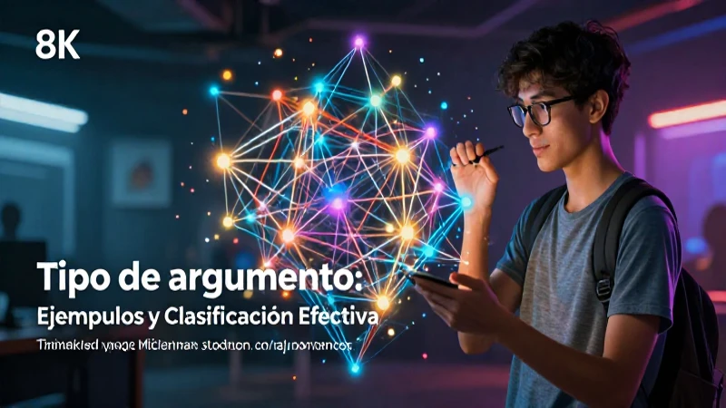 Tipo de Argumento: Ejemplos y Clasificación Efectiva 3 Argumentos efectivos mejoran la comunicación