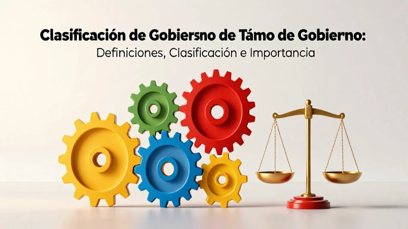 Sistemas de gobierno: conceptos, clasificación e importancia