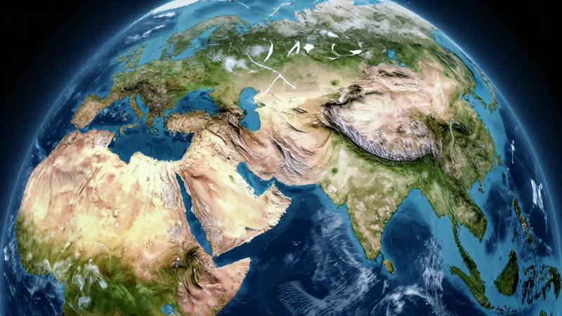Mapas detallados del relieve y geografía