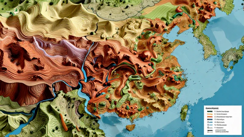 Mapas geológicos revelan la composición detallada del suelo