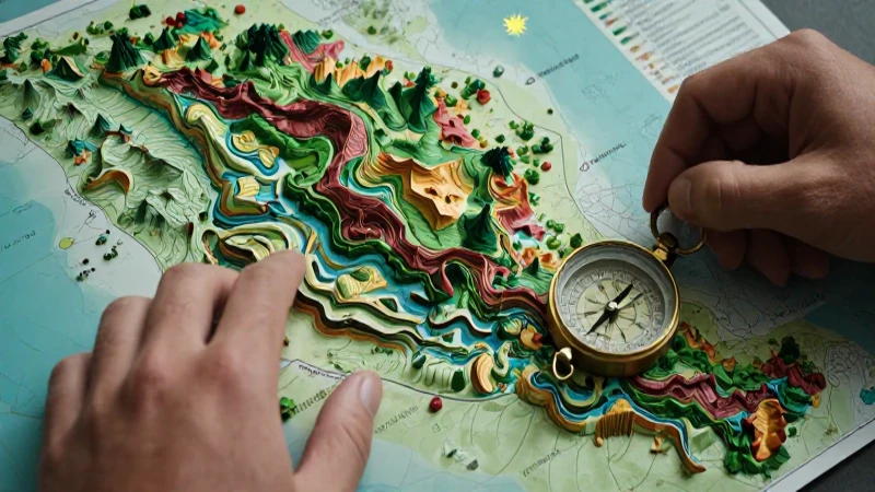 Diseño educativo de exploración topográfica detallada