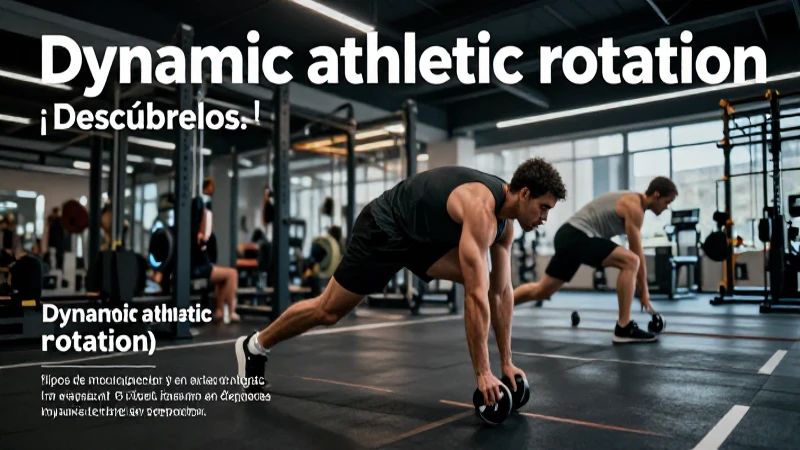 Tipos de movimiento y su importancia en el deporte: ¡Descúbrelos! 4 Rotación deportiva esencial para el rendimiento