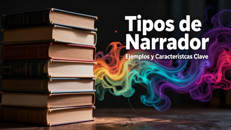 Ilustración sofisticada sobre tipos de narradores