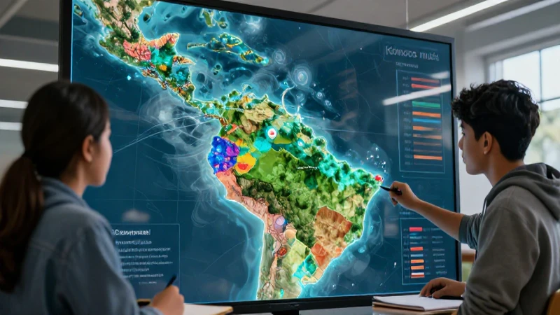 Jóvenes mexicanos estudian la importancia de las regiones