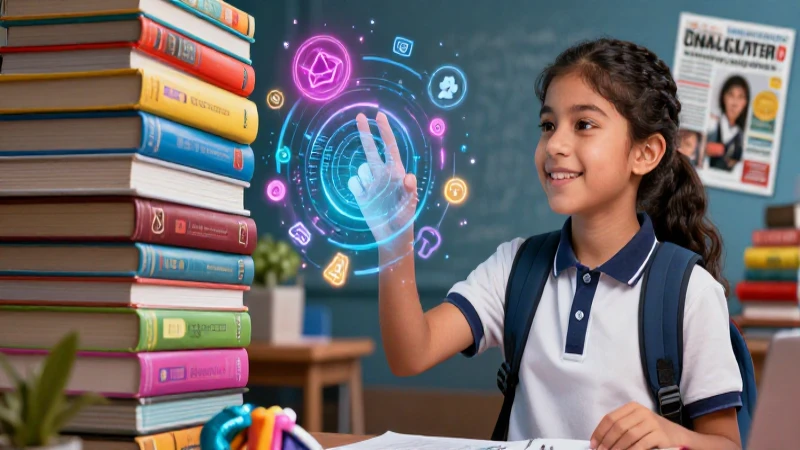 Joven mexicano aprende con conocimiento digital vibrante