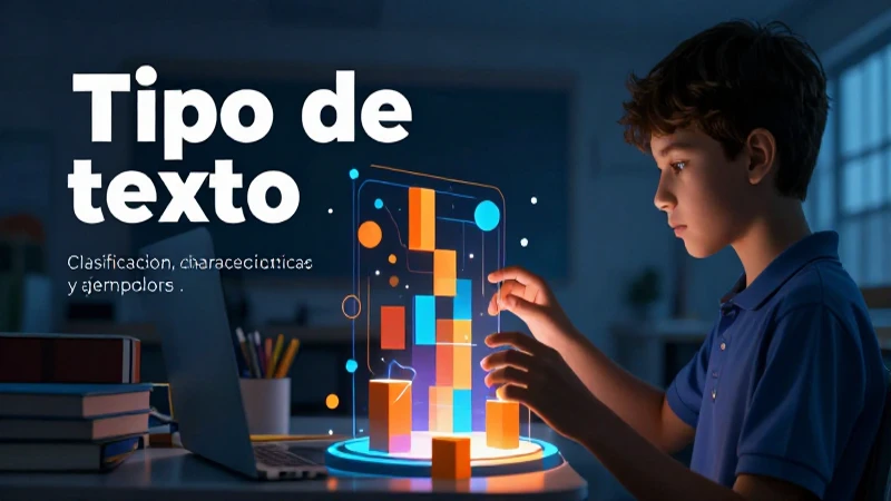 Blog educativo sobre clasificación de textos