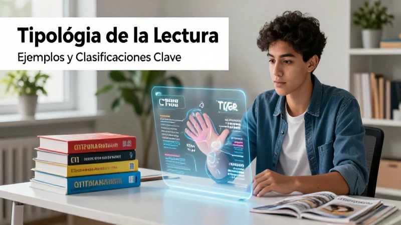 Estudia las tipologías de lectura