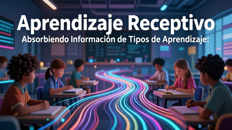 Aprendizaje receptivo: absorbiendo conocimientos de diversas formas