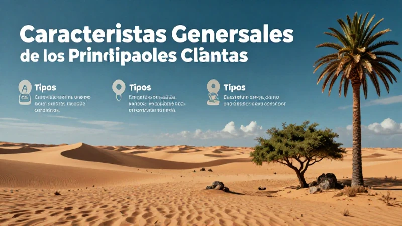 Clima: Tipos, características y representación visual