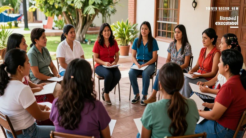 Reunión comunitaria mexicana simboliza relaciones no jerárquicas