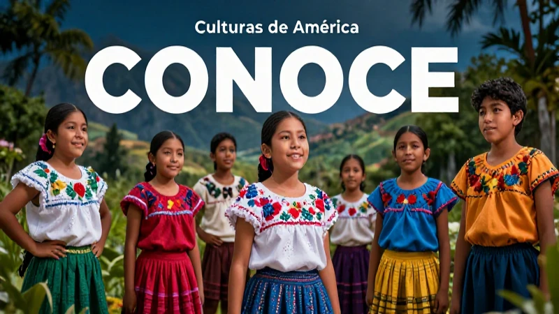 Explora culturas americanas y mundiales de forma educativa