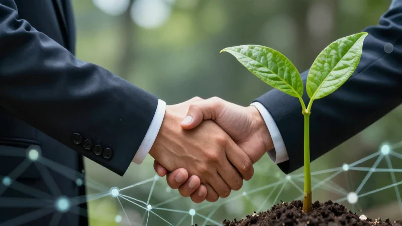 Qué son los tipos de empresa y sus características clave 7 Mano profesional conectada a un brote verde digital