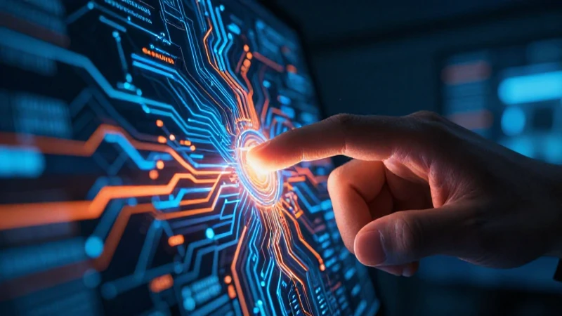 Tipos de energía: Definición, aplicaciones y ejemplos 16 Mano tocando flujos de datos energéticos holográficos