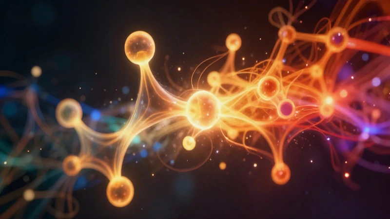 Tipos de energía: Definición, aplicaciones y ejemplos 15 Ilustración dinámica de energía molecular abstracta