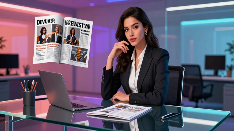 Joven profesional en oficina moderna