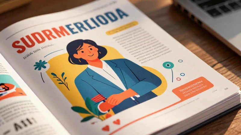 Joven profesional organizado con estilo editorial moderno