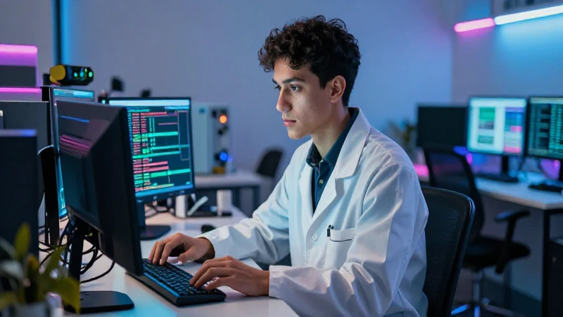 Investigación moderna y estética académica vibrante