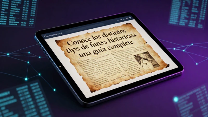 Explora fuentes históricas en internet