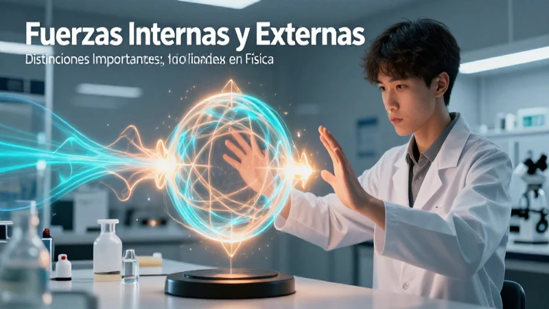 Fuerzas internas y externas: definiciones, tipos y propiedades