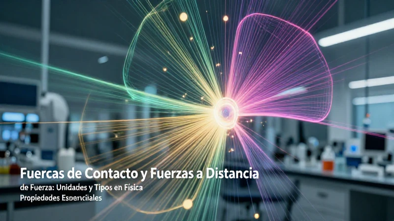 Geometría abstracta visualiza conceptos de fuerza física